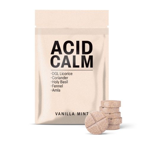 Acid Calm Tablets - Amla, Coriander, DGL Licorice, Fennel, Holy Basil - Thumbnail 2
