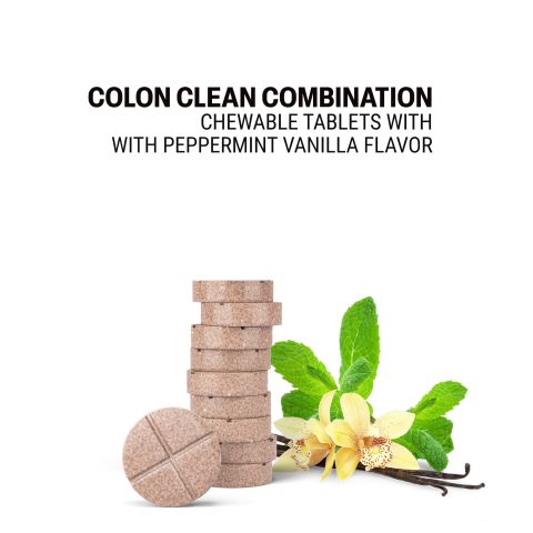 Colon Clean Combination Tablets - Aloe, Fennel, Ginger, Licorice, Triphala - Thumbnail 4