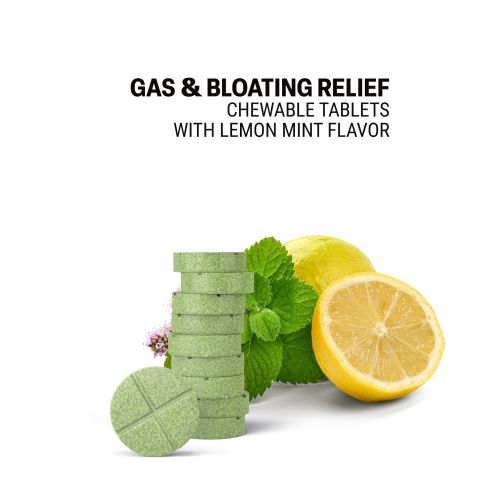 Gas & Bloating Relief Tablets - Ajwain, Cumin, Fennel, Ginger, Triphala - Thumbnail 4