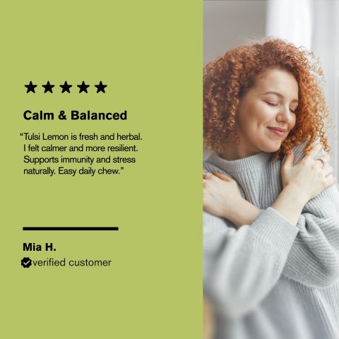 Tulsi Immune Adaptogen Tablets - Amla, Ashwagandha, Ginger, Tulsi - Thumbnail 7