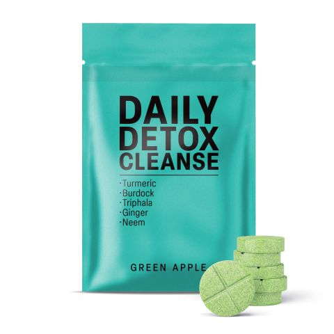 Daily Cleanse Tablets - Burdock, Ginger, Neem, Triphala, Turmeric - Thumbnail 2