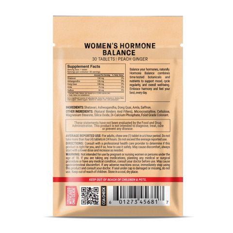 Hormone Balance Tablets - Amla, Ashwagandha, Dong Quai, Shatavari - Thumbnail 8