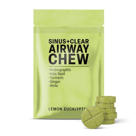 Sinus + Airway Clear Tablets - Amla, Andrographis, Ginger, Holy Basil, Turmeric - Thumbnail 2