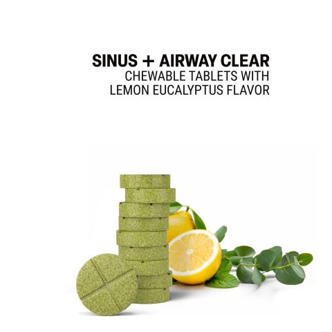 Sinus + Airway Clear Tablets - Amla, Andrographis, Ginger, Holy Basil, Turmeric - Thumbnail 4