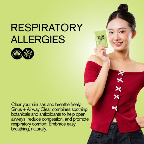 Sinus + Airway Clear Tablets - Amla, Andrographis, Ginger, Holy Basil, Turmeric - Thumbnail 6