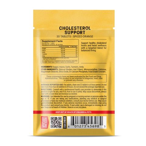 Cholesterol Support Tablets - Amla, Arjuna, Garlic, Guggul, Turmeric - Thumbnail 8