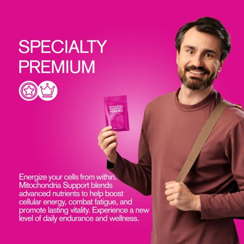 Mitochondria Support Herb Mix Tablets - Amla, CoQ10 Herb Mix, Green Tea, Panax, Rhodiola - Thumbnail 6