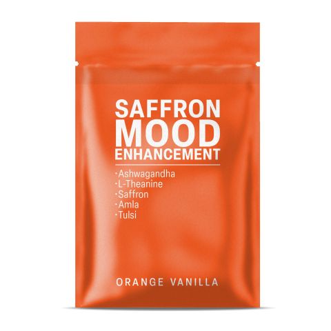 Saffron Mood Tablets - Amla, Ashwagandha, L-Theanine, Tulsi - Thumbnail 3
