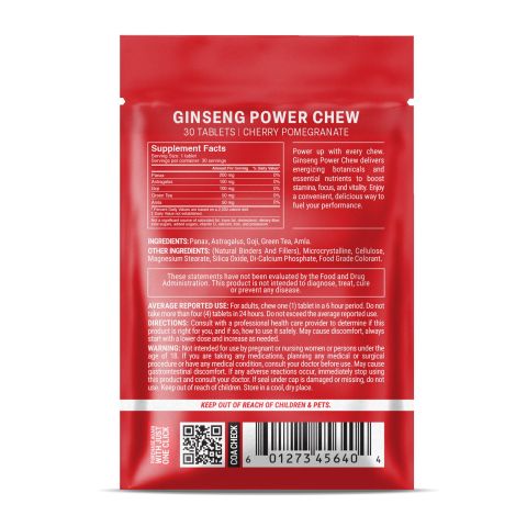 Ginseng Power Tablets - Amla, Astragalus, Goji, Green Tea, Panax - Thumbnail 8