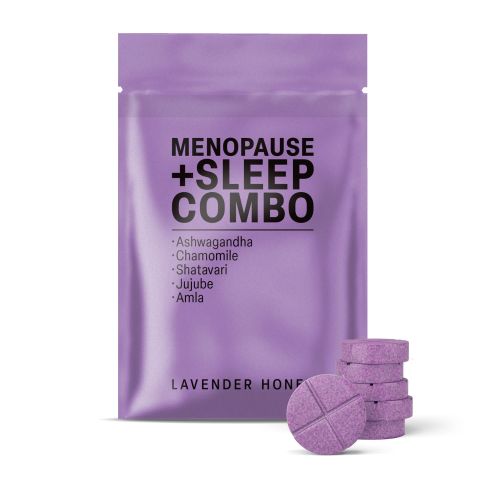 Menopause + Sleep Combo Tablets - Amla, Ashwagandha, Chamomile, Jujube, Shatavari - Thumbnail 2