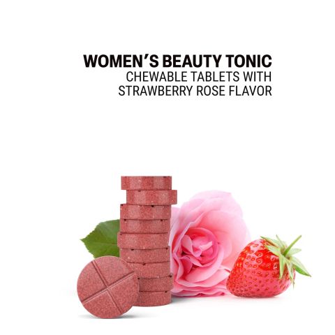 Women's Beauty Tonic Tablets - Amla, Gotu, Pomegranate, Shatavari, Turmeric - Thumbnail 4