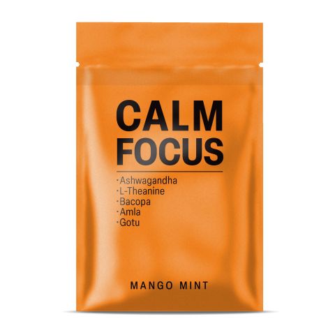 Calm Focus Tablets - Amla, Ashwagandha, Bacopa, Gotu, L-Theanine - Thumbnail 3