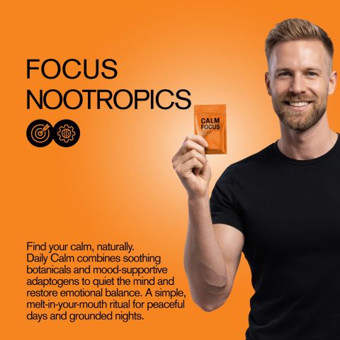 Calm Focus Tablets - Amla, Ashwagandha, Bacopa, Gotu, L-Theanine - Thumbnail 6