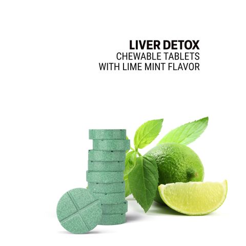 Liver Detox Tablets - Amla, Dandelion, Ginger, Milk Thistle, Turmeric - Thumbnail 4