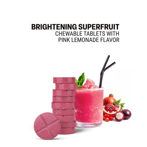 Skin Brightening SuperFruit Tablets - Acerola, Amla, Mangosteen, Pomegranate, Rosehip - Thumbnail 4