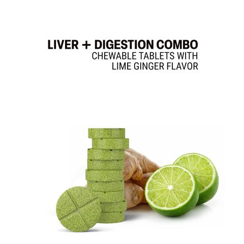 Liver + Digestion Combo Tablets - Amla, Dandelion, Ginger, Milk Thistle, Triphala, Turmeric - Thumbnail 4