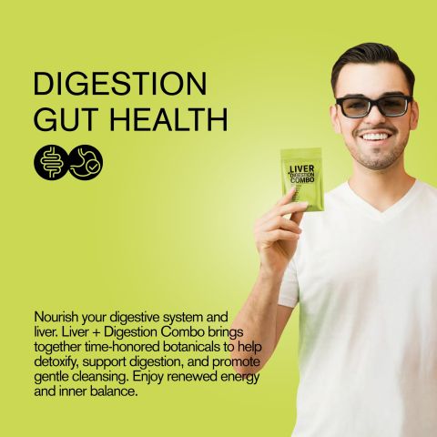 Liver + Digestion Combo Tablets - Amla, Dandelion, Ginger, Milk Thistle, Triphala, Turmeric - Thumbnail 6