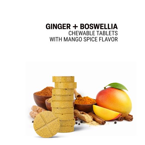 Ginger + Boswellia Tablets - Black Pepper, Boswellia, Ginger, Turmeric - Thumbnail 4