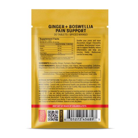 Ginger + Boswellia Tablets - Black Pepper, Boswellia, Ginger, Turmeric - Thumbnail 8