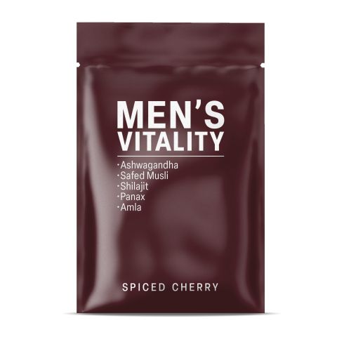 Men's Vitality Tablets - Amla, Ashwagandha, Panax, Safed Musli, Shilajit - Thumbnail 3