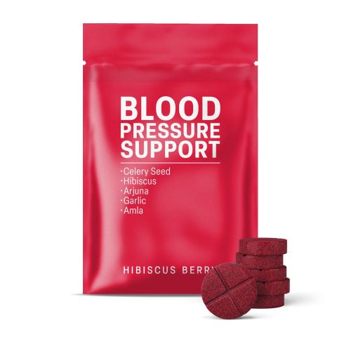 Blood Pressure Support Tablets - Amla, Arjuna, Celery Seed, Garlic, Hibiscus - Thumbnail 2