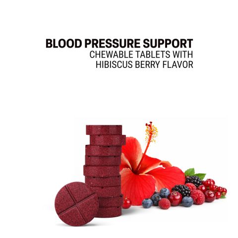 Blood Pressure Support Tablets - Amla, Arjuna, Celery Seed, Garlic, Hibiscus - Thumbnail 4