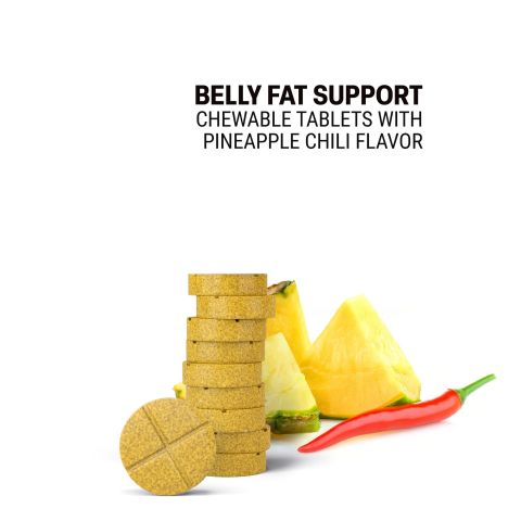 Belly Fat Support Tablets - Amla, Ashwagandha, Ginger, L-Theanine, Tulsi - Thumbnail 4