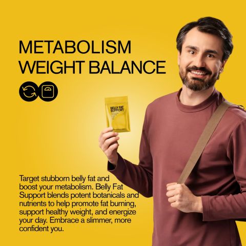 Belly Fat Support Tablets - Amla, Ashwagandha, Ginger, L-Theanine, Tulsi - Thumbnail 6