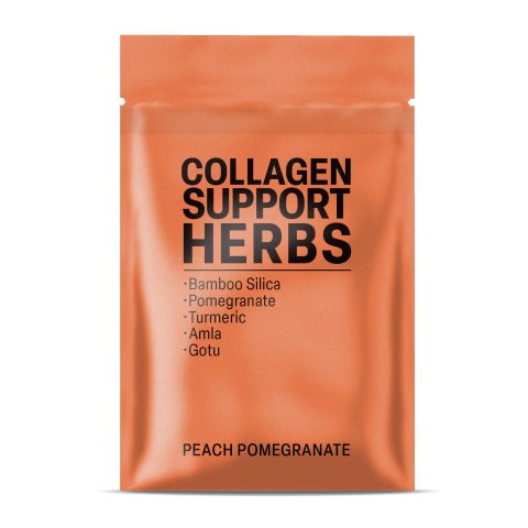 Collagen Support Herbs Tablets - Amla, Bamboo Silica, Gotu, Pomegranate, Turmeric - Thumbnail 3