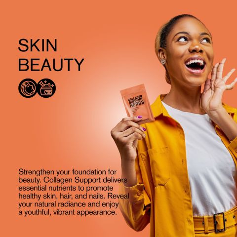 Collagen Support Herbs Tablets - Amla, Bamboo Silica, Gotu, Pomegranate, Turmeric - Thumbnail 6