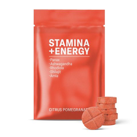 Stamina + Energy Tablets - Amla, Ashwagandha, Panax, Rhodiola, Shilajit - Thumbnail 2