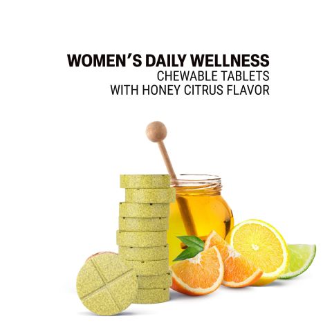 Women’s Daily Wellness Tablets - Amla, Ashwagandha, Shatavari, Tulsi, Turmeric - Thumbnail 4