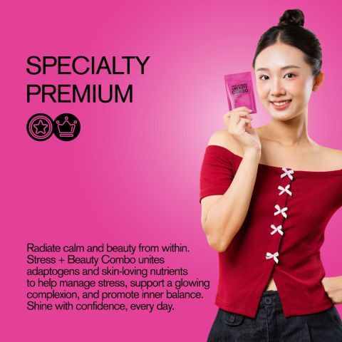 Stress + Beauty Combo Tablets - Amla, Ashwagandha, Gotu, Pomegranate, Tulsi - Thumbnail 6