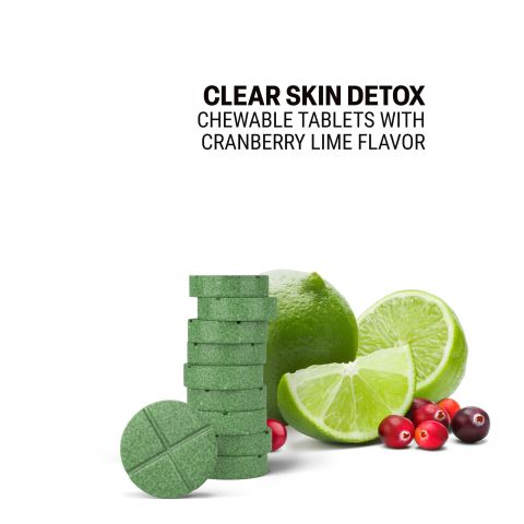Clear Skin Detox Tablets - Amla, Burdock, Neem, Triphala, Turmeric - Thumbnail 4