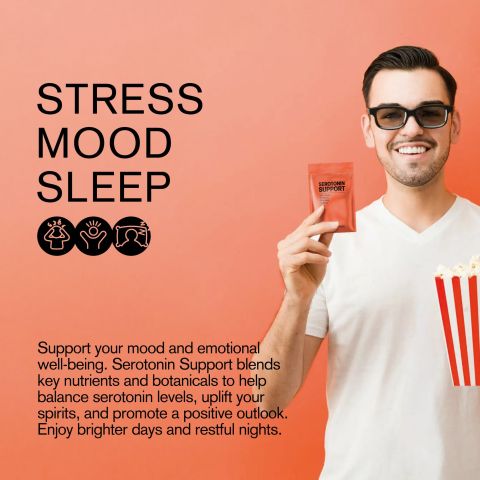 Serotonin Support Tablets - Amla, Holy Basil, Rhodiola, Turmeric - Thumbnail 6