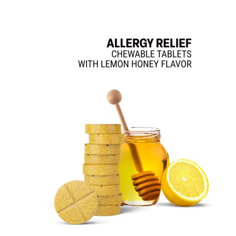 Allergy Relief Tablets - Amla, Ginger, Nettle Leaf, Tulsi, Turmeric - Thumbnail 4