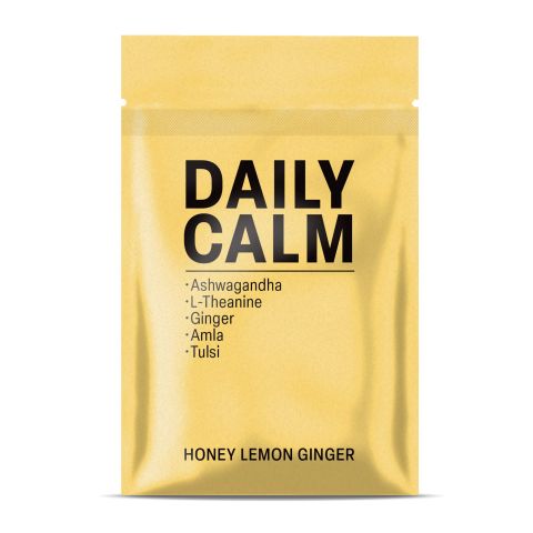 Daily Calm Tablets - Amla, Ashwagandha, Ginger, L-Theanine, Tulsi - Thumbnail 3
