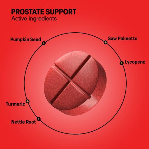 Prostate Support Tablets - Lycopene, Nettle Root, Pumpkin Seed, Saw Palmetto, Turmeric - Thumbnail 5