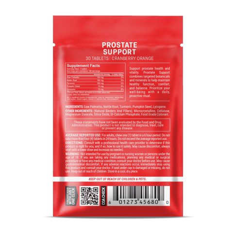 Prostate Support Tablets - Lycopene, Nettle Root, Pumpkin Seed, Saw Palmetto, Turmeric - Thumbnail 8