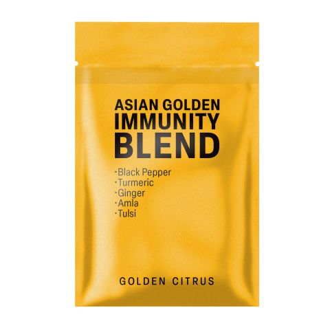 Asian Golden Immunity Blend Tablets - Amla, Black Pepper, Ginger, Tulsi, Turmeric - Thumbnail 3