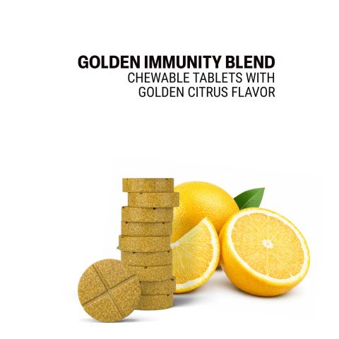 Asian Golden Immunity Blend Tablets - Amla, Black Pepper, Ginger, Tulsi, Turmeric - Thumbnail 4