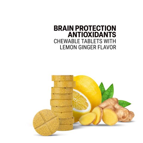 Brain Protection Antioxidants Tablets - Amla, Ginkgo, Gotu, Green Tea, Turmeric - Thumbnail 4