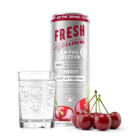 200mg Cherry THC Seltzer - D9 Nano - Fresh - Thumbnail 2