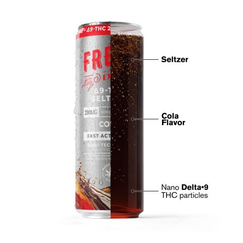 200mg Cola THC Seltzer - D9 Nano - Fresh - Thumbnail 3