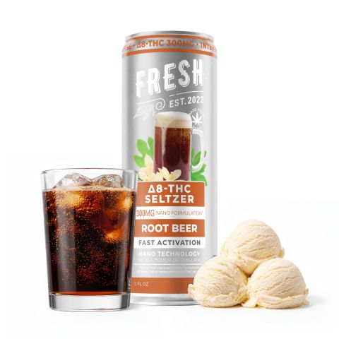 300mg Root Beer THC Seltzer - D8 Nano - Fresh - Thumbnail 2