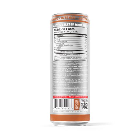 300mg Root Beer THC Seltzer - D8 Nano - Fresh - Thumbnail 7