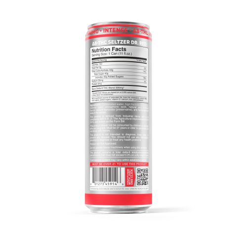 300mg Dr.Red THC Seltzer - D8 Nano - Fresh - Thumbnail 7