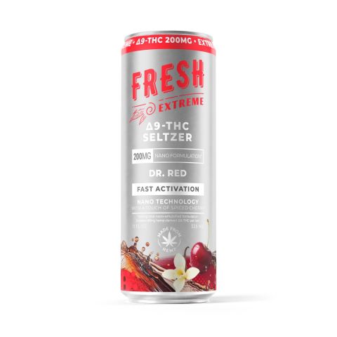 200mg Dr.Red THC Seltzer - D9 Nano - Fresh - Thumbnail 1