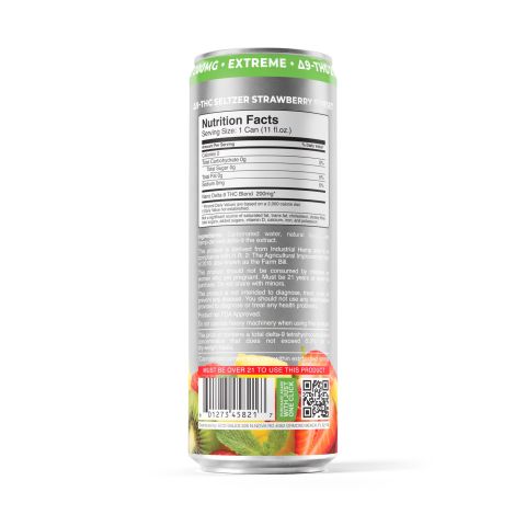 200mg Strawberry Sunset THC Seltzer - D9 Nano - Fresh - Thumbnail 7