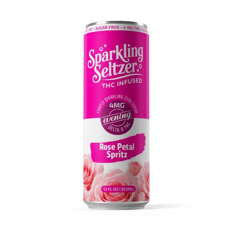 4mg Rose Petal Spritz THC Seltzer - Delta 9 - Fresh - Thumbnail 2